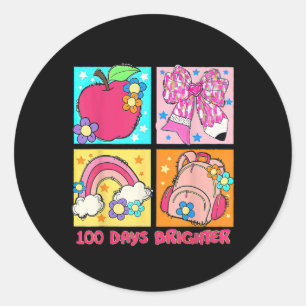Adesivo 100 Dias Mais Brilhante Coquete Retroativo 100º Di
