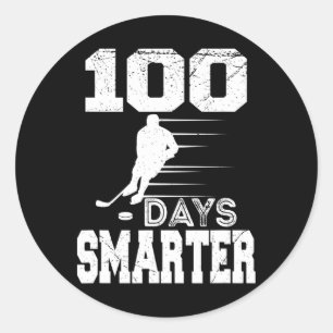 Adesivo 100 Dias Mais Inteligente Esportes de Hóquei 100º