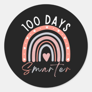 Adesivo 100 Dias Mais Inteligentes - 100º Dia De Professor