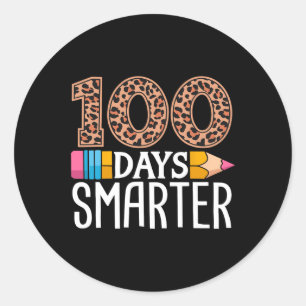 Adesivo 100 Dias Mais Inteligentes De Professora Ou Estuda