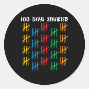 Adesivo 100 Dias Mais Inteligentes Meninas De Estudantes C