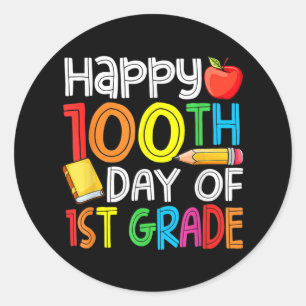 Adesivo 100 Dias Mais Inteligentes Primeiro Grau 100 Dia d