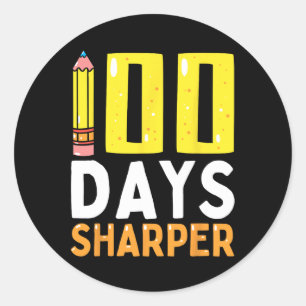 Adesivo 100 Dias Mais Nítidos 100º Dia De Professores