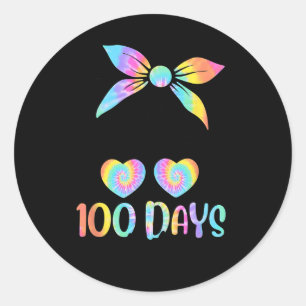 Adesivo 100 Dias Meninas Mais Inteligentes Cabelos Brancos