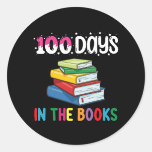 Adesivo 100 Dias Na Biblioteca De Leitura Da Escola De Liv