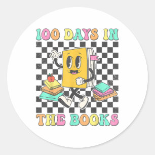 Adesivo 100 Dias Nos Livros Que Lem Professores 100 Dias