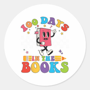 Adesivo 100 Dias Nos Livros Que Lem Professores 100 Dias D