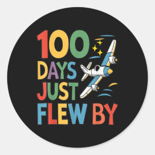 Adesivo 100 Dias Voados Por Avião 100 Dias De