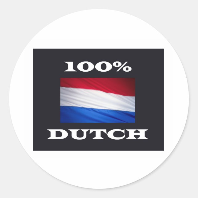 Adesivo 100% dUTCH (Frente)