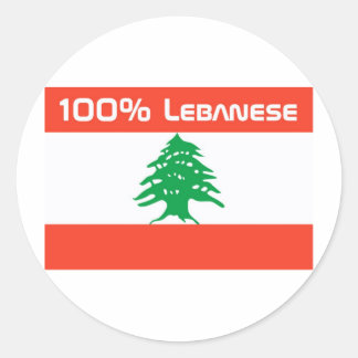 Adesivo 100% libanês
