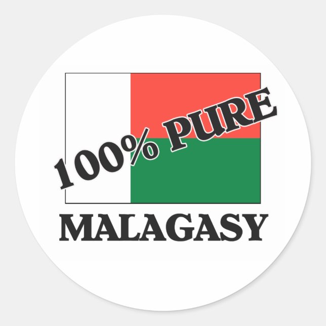 ADESIVO 100% MALAGASY (Frente)