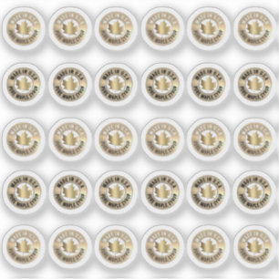 Adesivo 100% Maple Xarope Red Sugar Maple Mini Sticker 2/3