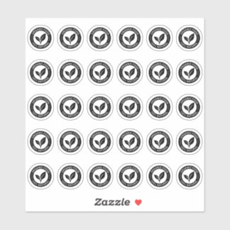 Adesivo 100% Organic Food Mini Food Label 