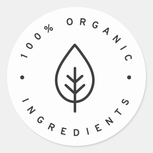 Adesivo 100% orgânico (Frente)