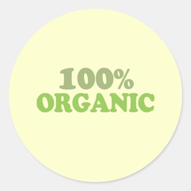 Adesivo 100% orgânico (Frente)