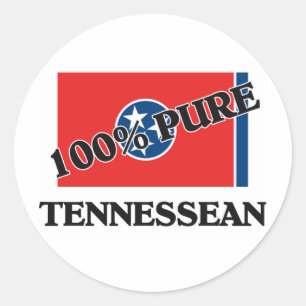 Adesivo 100 por cento Tennessean