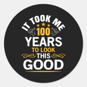Adesivo 100Th Me Levou 100