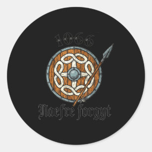 Adesivo 1066 Naefre Forgyt Nunca Esquecer Viking Inglaterr