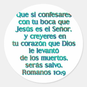 Adesivo 10:9 dos romanos