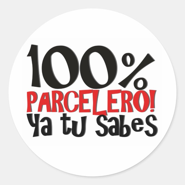 Adesivo 10% Parcelero, você sabe sabe. (Frente)