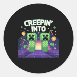 Adesivo 11 Birthday Gamer Pixel Creepin" Em 11 Vídeo G