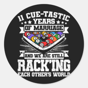 Adesivo 11 Casamento Piscina Bilhares De Aniversário 11 An