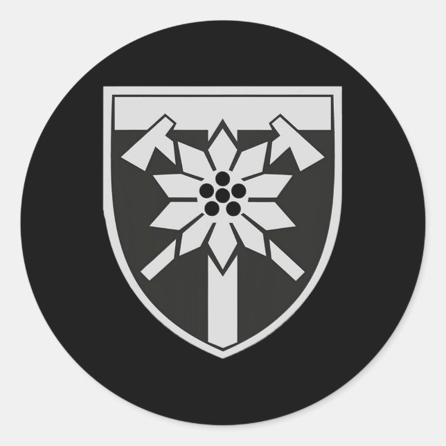 Adesivo 128th Mountain Ault Brigade (ukraine) Ukrainian Mi (Frente)