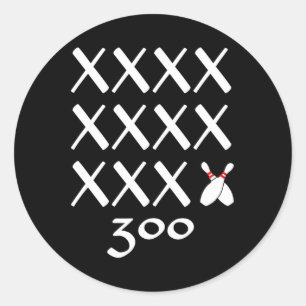Adesivo 12 Ataca Camisa Do Jogo Da Boliche Perfeita - 300