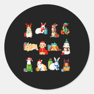 Adesivo 12 Coelho de Natal Coelho Coelho de Natal Natal 