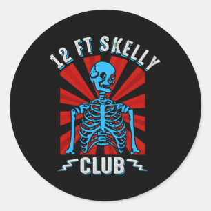 Adesivo 12Ft Skelly Club Halloween 12 Foot Skeleton Apprec