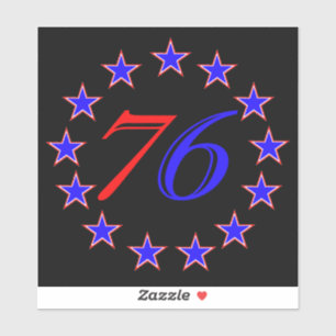 Adesivo 13 estrelas