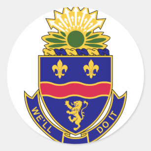 Adesivo 148th Regimento de infantaria - nós fá-lo-emos