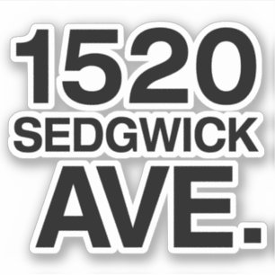 ADESIVO 1520 SEDGWICK AVE.