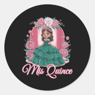 Adesivo 15 espanhola Quinceanera Mis
