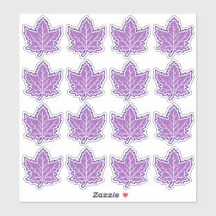 Adesivo 16 Aniversário da Folha de Folha do Canadá 150 Ano