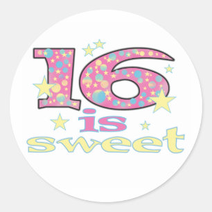 Adesivo 16 são doces