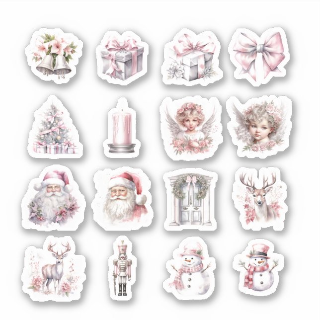 Adesivo 16 Vinhetas de Vinilo de Corte Personalizado de Na (Frente)