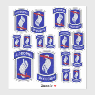 Adesivo 173.ª Brigada Aérea da ABN, Soldados da Sky, Rua d