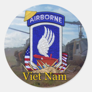 Adesivo 173rd guerra do vietname da brigada transportada