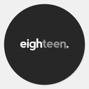 Adesivo 18º Para Oitavo Anos De Idade 18 Anos De Py N
