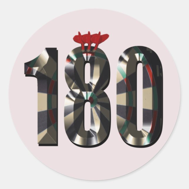 Adesivo "180 em 3D: A Dimensão Mais Avançada das Trevas" (Frente)