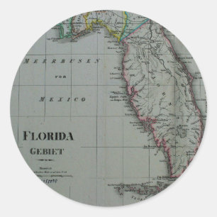 Adesivo 1823 Flórida Map Stickers
