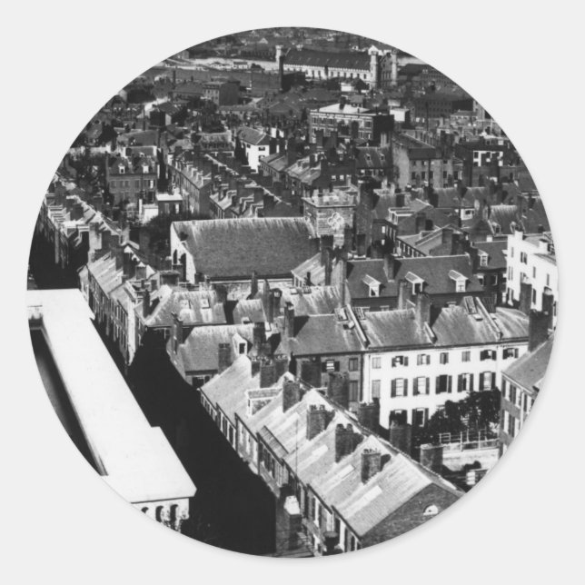 Adesivo 1859: A cidade de Boston, Massachusetts (Frente)