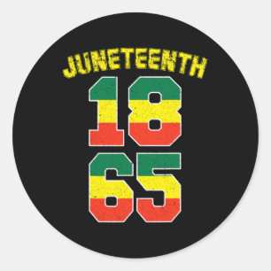 Adesivo 18 de junho de 1865 Ancestrais do Orgulho Negro Af