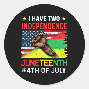 Adesivo 18 de junho de 1865 Bandeira Negra-Africana Usa 4t