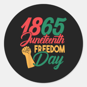 Adesivo 18 de junho de 1865 Celebram Homens do Dia da Libe