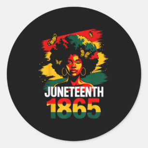 Adesivo 18 de junho de 1865 História negra África afro-ame