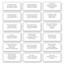 18 Endereço Informal de Nome de Convidado