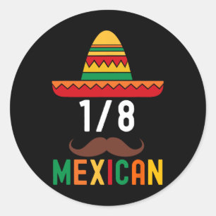Adesivo 18 Mexicanos Cinco Engraçados De Mayo Sombrero Mus