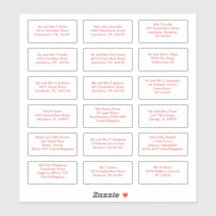 18 Nome de Convidado de Casamento Individual Ender